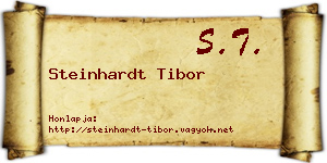 Steinhardt Tibor névjegykártya